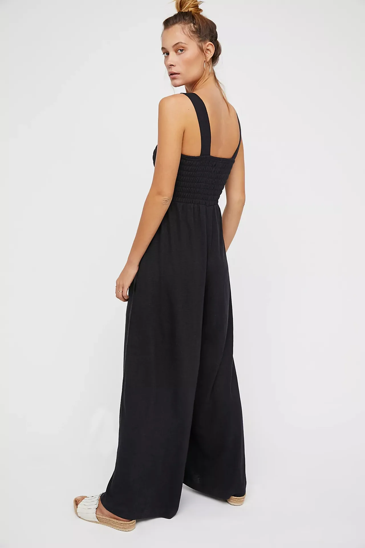 2022 New Fashion Sleeveless Strapless Suspender Commuter Women's Sexy Vest Jumpsuit Loose Wide Leg Pants
