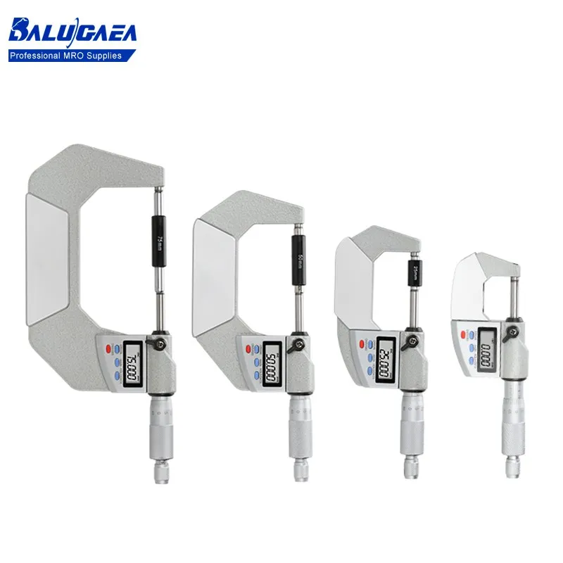 

Micrometer IP65 Outside Digital Micrometer 0-25/50/75/100mm 0.001mm Water/Oil Proof Electronic Gauge Measure Caliper