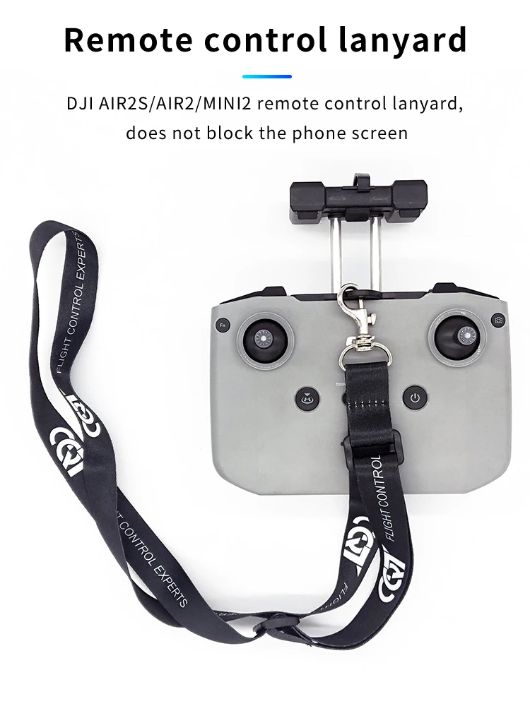 

DJi Mini 3 Pro Drone Remote Control Strap Silicone Cover, Suitable For Air2 Mini2 Buckle And Neck Anti Falling Protective Cover