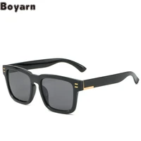 boyarn quick selling ebay popular glasses steampunk classic retro rivet sunglasses mens and womens universal square sun