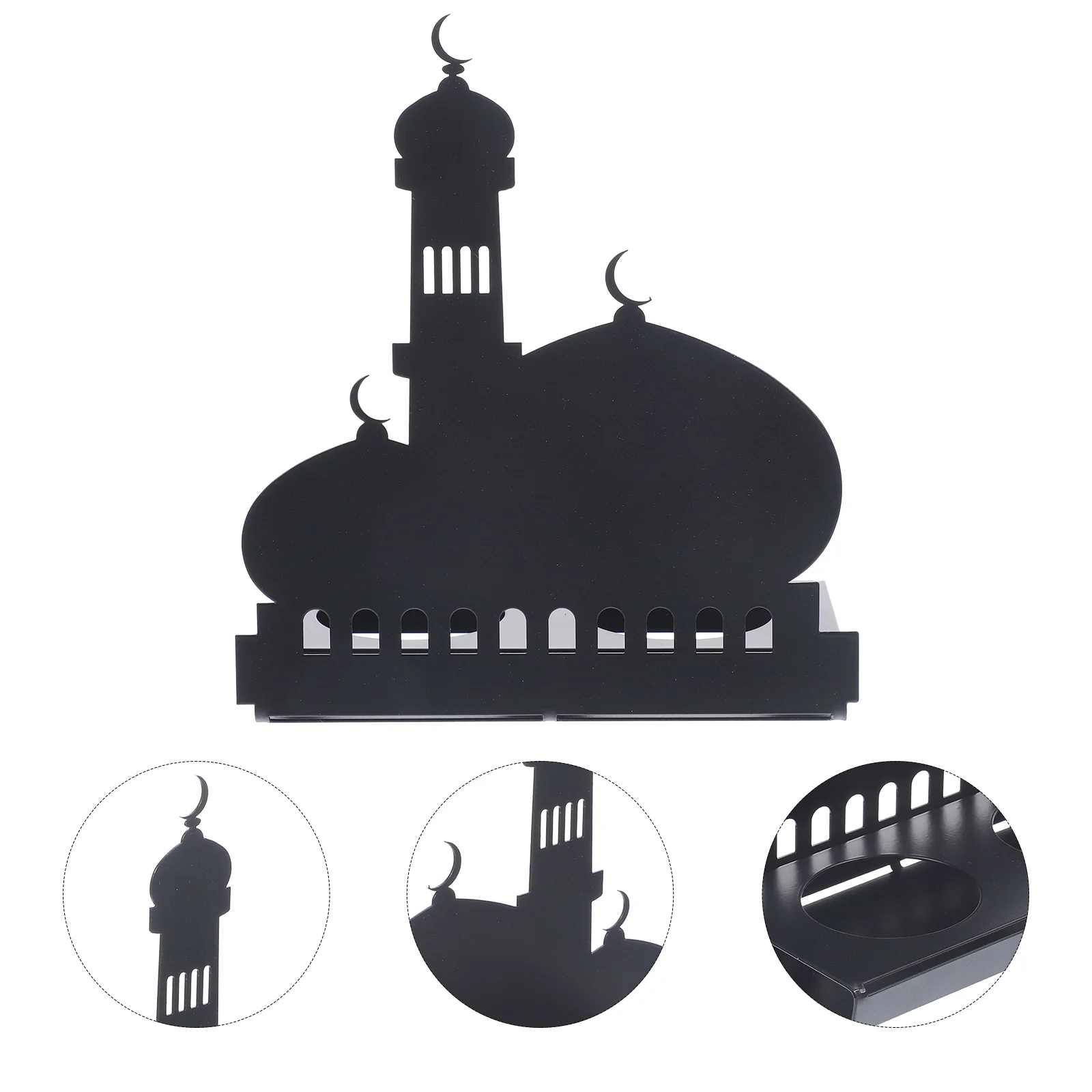 

Holder Ramadan Eid Candlestick Stand Mubarak Holders Iron Decorative Muslim Table Centerpieces Pillar Tealight Lantern Dinner