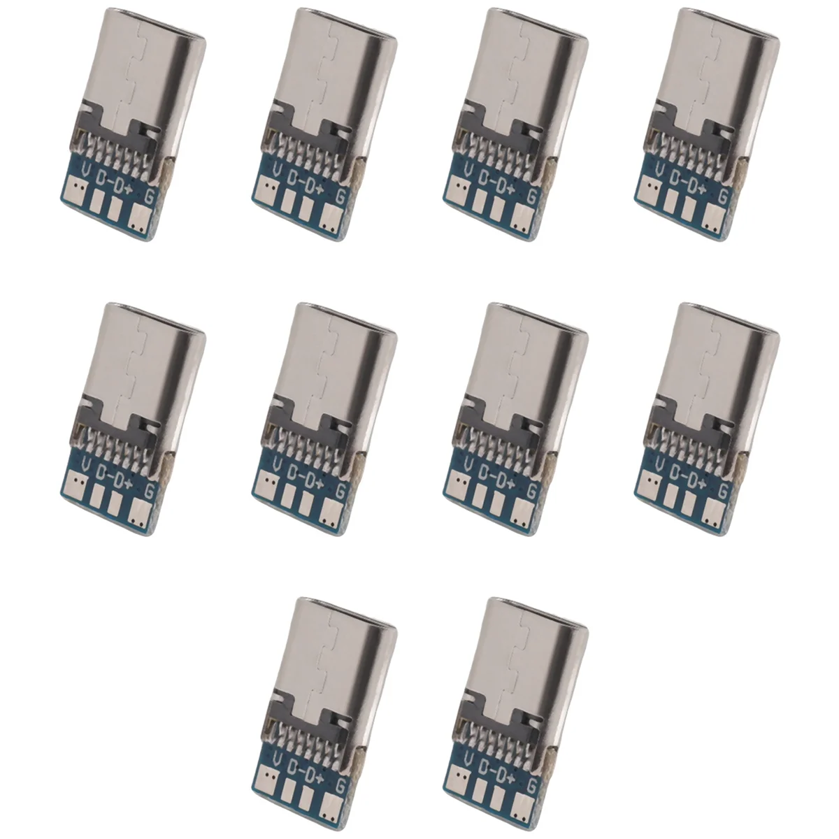 10 шт. разъем USB 3.1 типа C 14-контактный гнездовой сквозные отверстия печатная плата