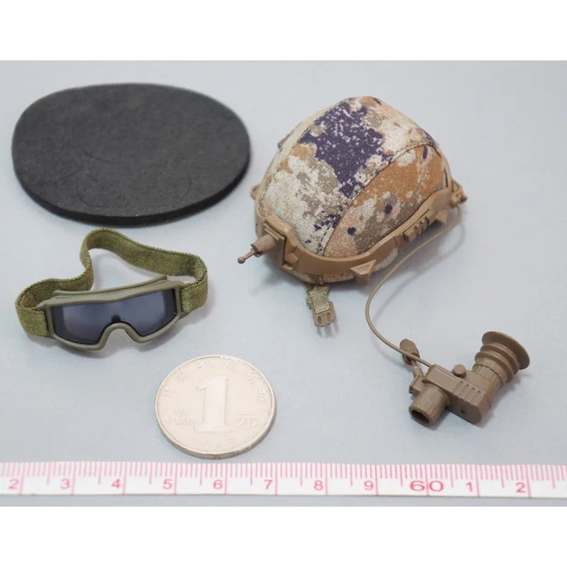 

1/6 Scale Plateau Soldiers' Attacking Helmet Goggles Complete Set Of Model Doll Accessories Collection Display Toys