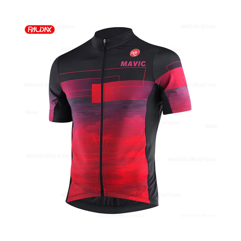 Вело-Джерси Pro team RXMavic, быстродействующие, с защитой от УФ излучения, дышащие гоночные спортивные, для горных велосипедов, Джерси, велосипедная одежда