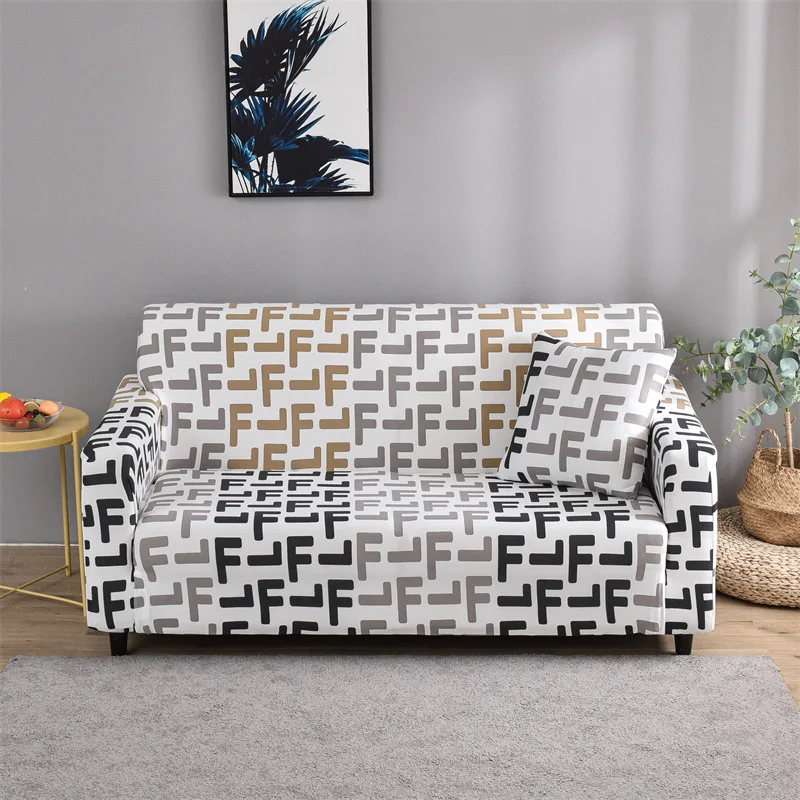 

Полностью закрывающий эластичный чехол для дивана в гостиную, пыленепроницаемый и нескользящий всесезонный универсальный чехол для дивана из ткани