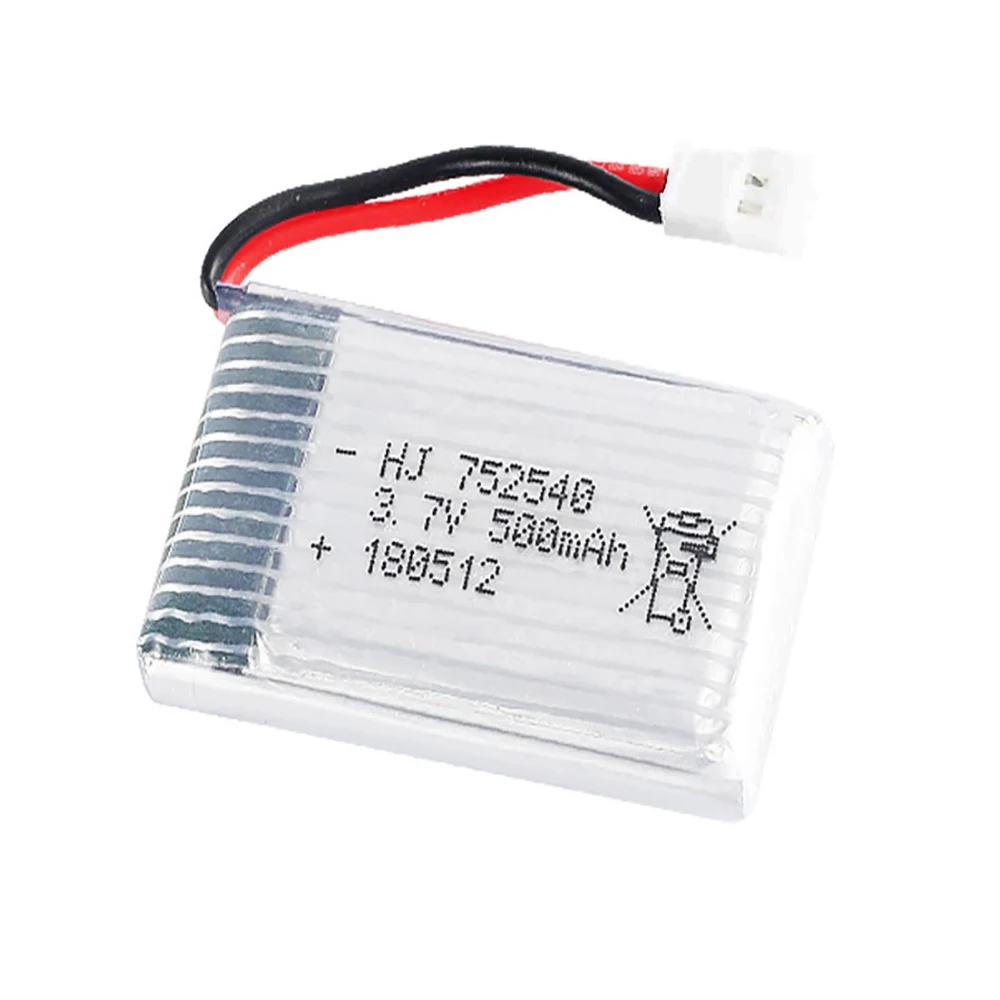 Литий-полимерный аккумулятор H31 3.7V 500mAh для дрона