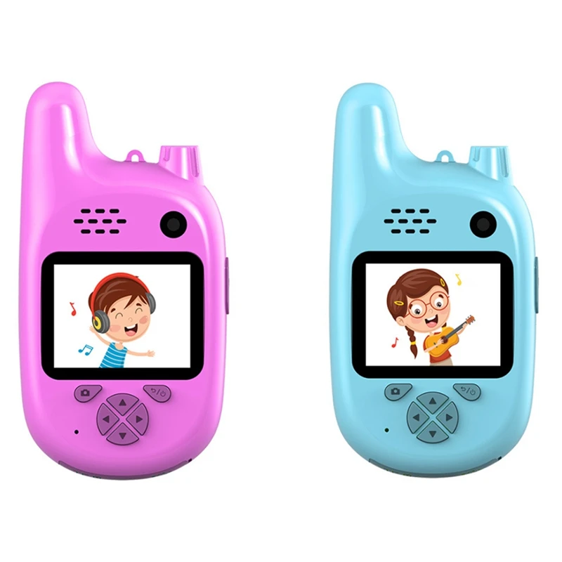 

Children Walkie Talki,Mp3 Video Recorder Photo 8Million Pixels Smart Digital Camera Kids Puzzle Games Gift