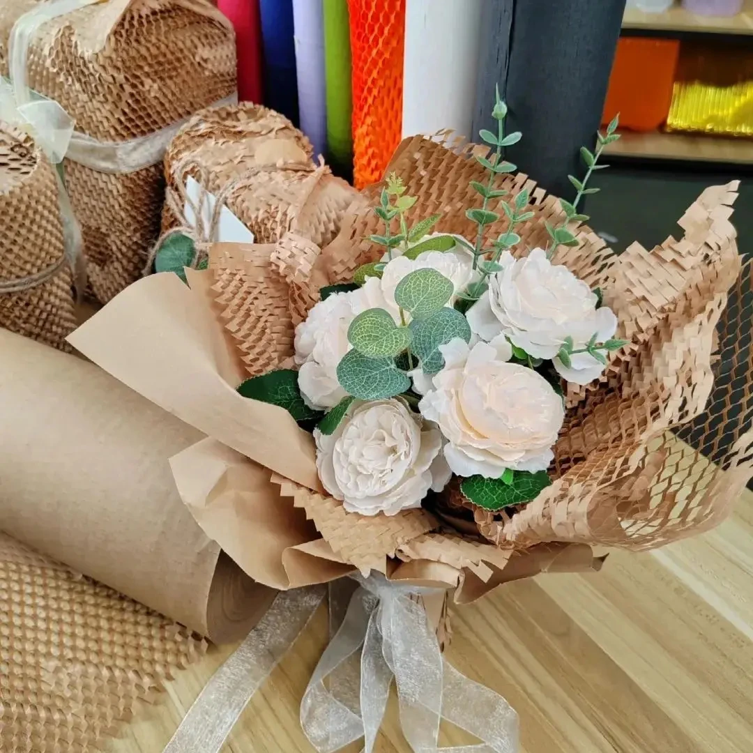 Промоакция коричневая Экологически чистая сотовая бумага размером 19 6 дюйма x