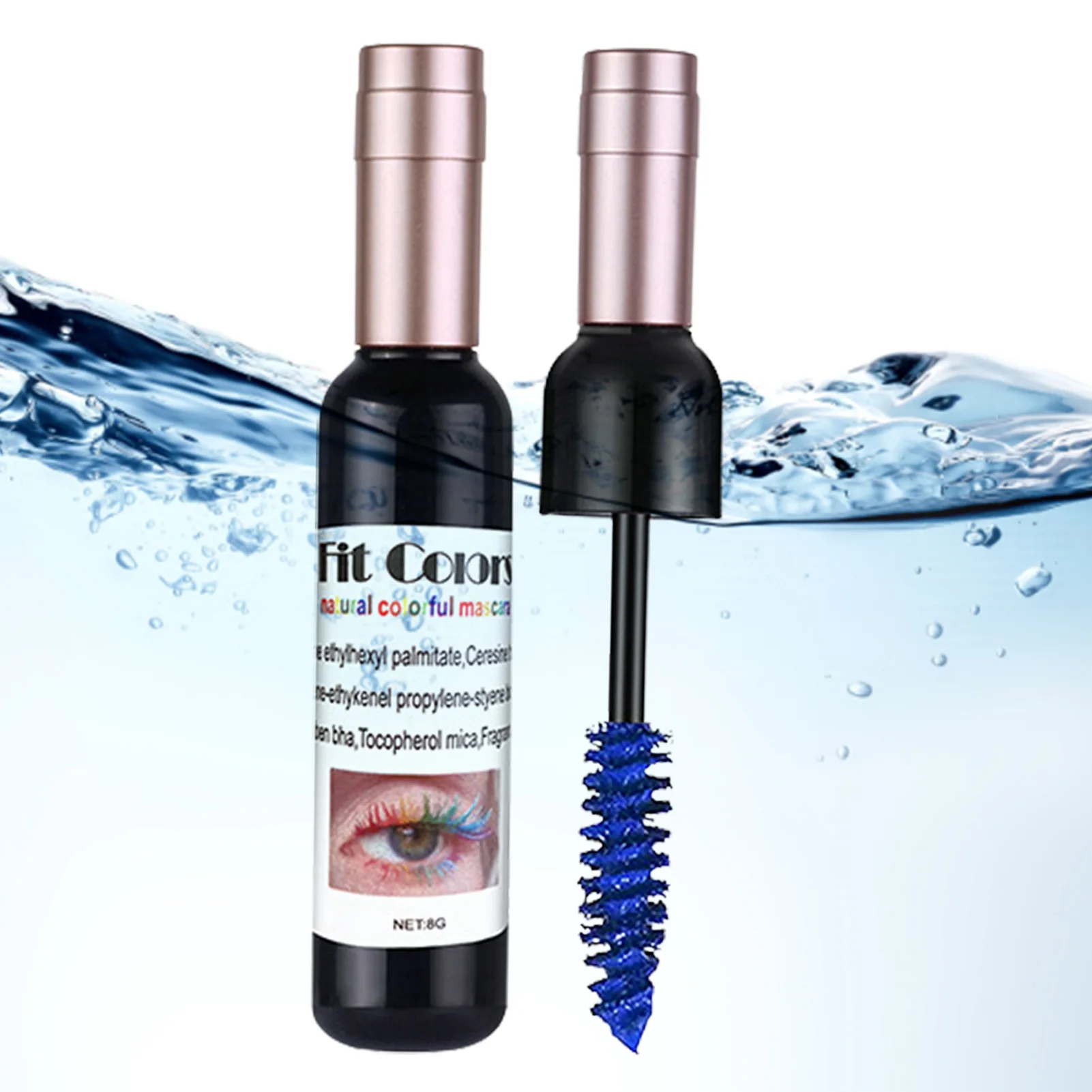 

Водостойкая тушь для ресниц ed, водостойкая Очаровательная цветная тушь для женщин, «сделай сам», Косметика для макияжа глаз в форме бутылки ...