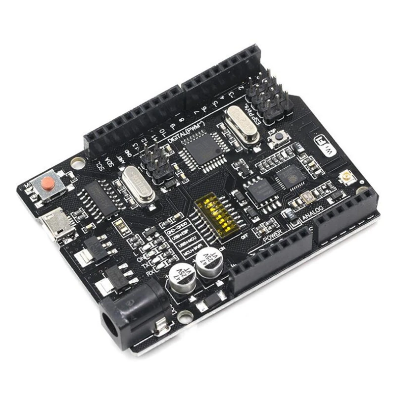 

R3 + Wifi Atmega328p + ESP8266 (32 Мб памяти) Φ CH340G для Arduino Uno Nodemcu Wemos ESP8266 макетная плата