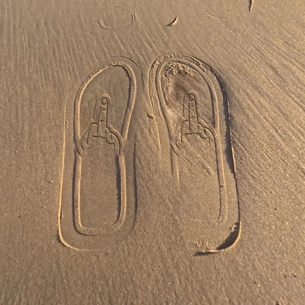 Быстросохнущие скрытые шлепанцы для средних пальцев с дужками пляжные Летние