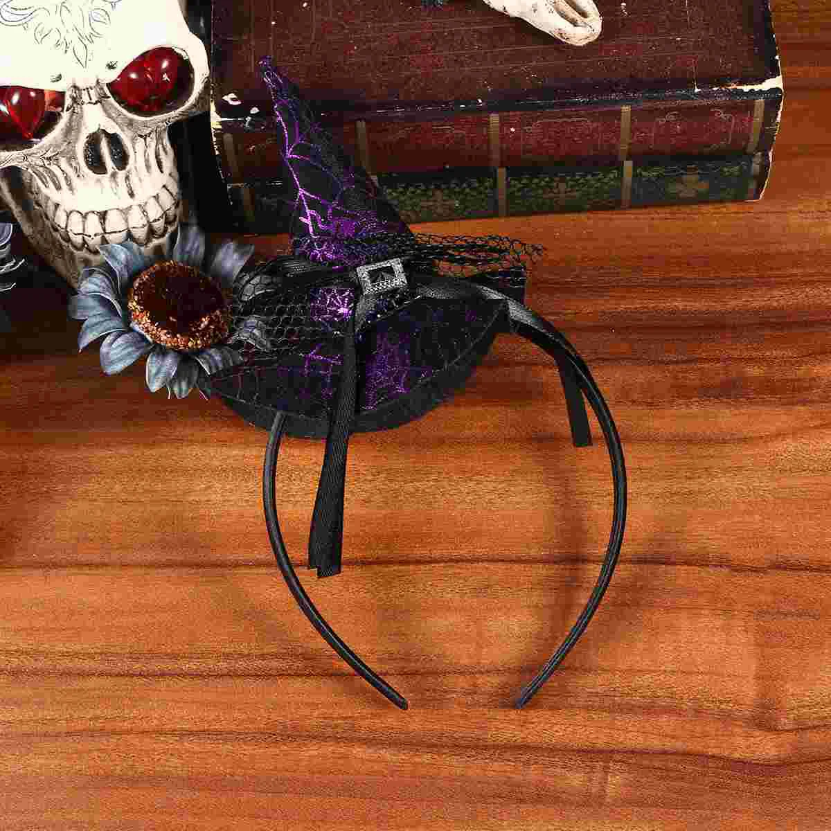 

Witch Hat Hairhoop Witch Hairband Witch Hat With Spider for Party