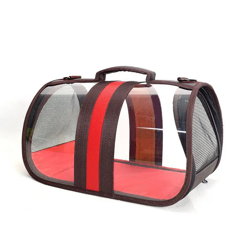 

Cat Supplies Cats and Dogs Go Out One-shoulder Backpack Folding Convenient Chest Bag Panoramic Transparent Cat Bag Pet Bag