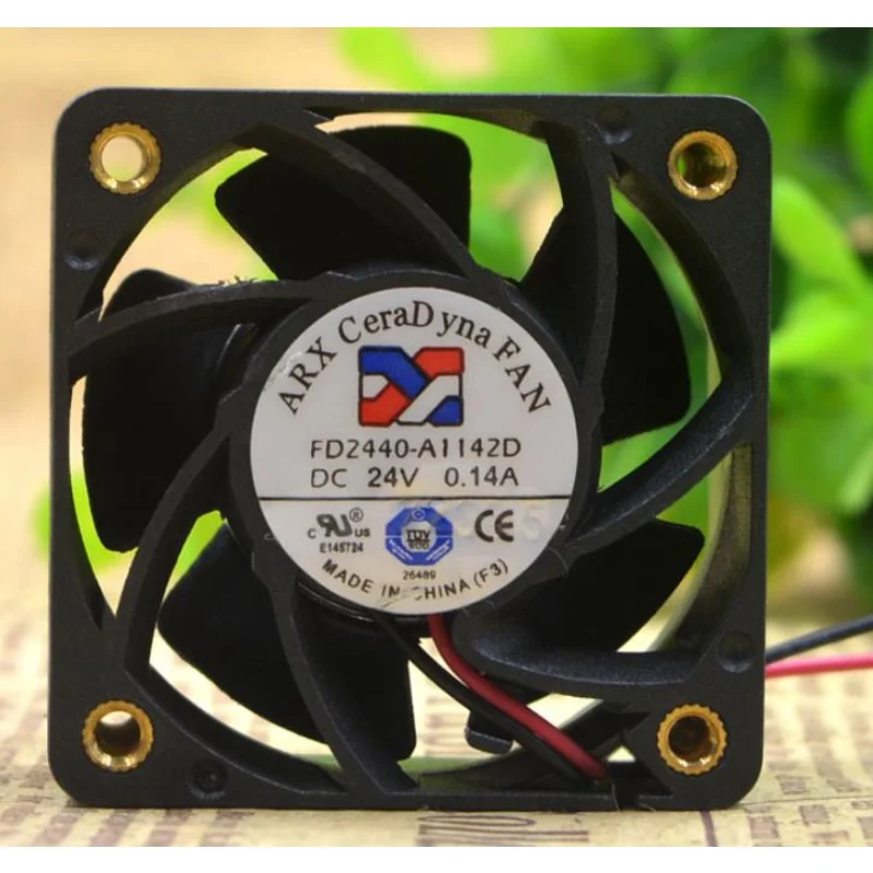 

Новый вентилятор для ЦП для ARX FD2440-S1142D 24 В 0.14A 4 см 2-проводной преобразователь частоты охлаждающий вентилятор 40*40*20 мм