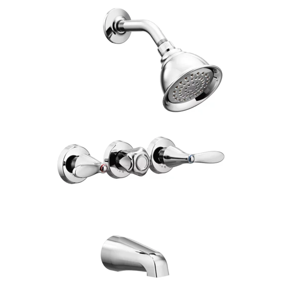 

Chrome Tub and Shower Faucet