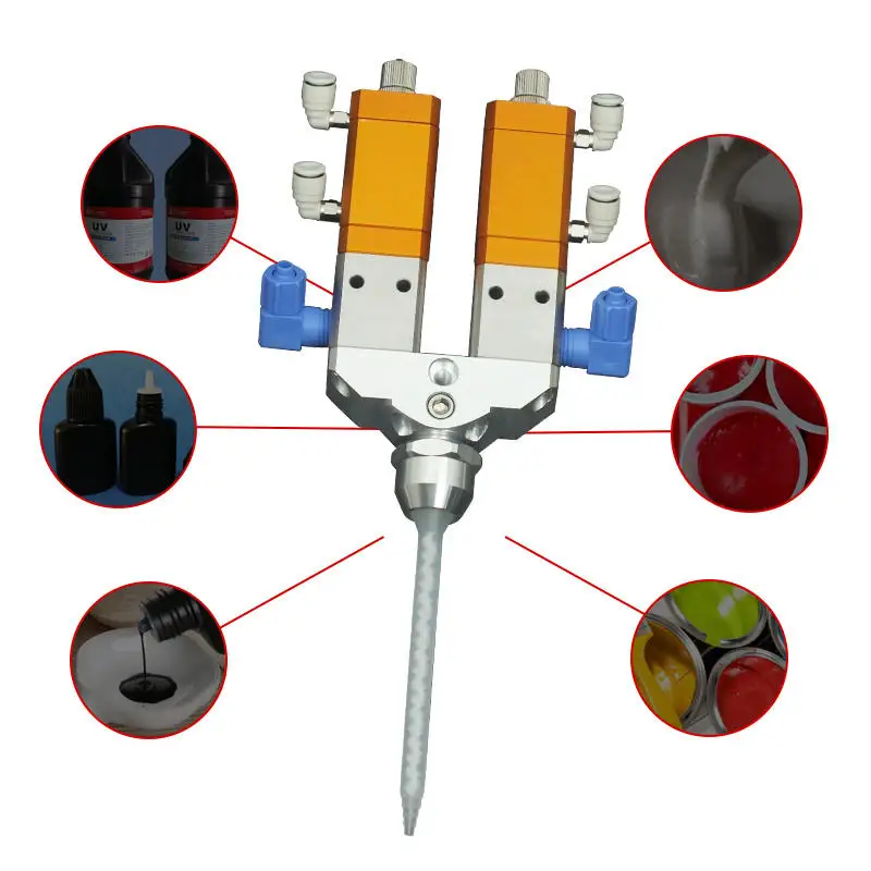 Двойной цилиндр жидкости из нержавеющей стали DJF-43 двойной AB задний всасывающий