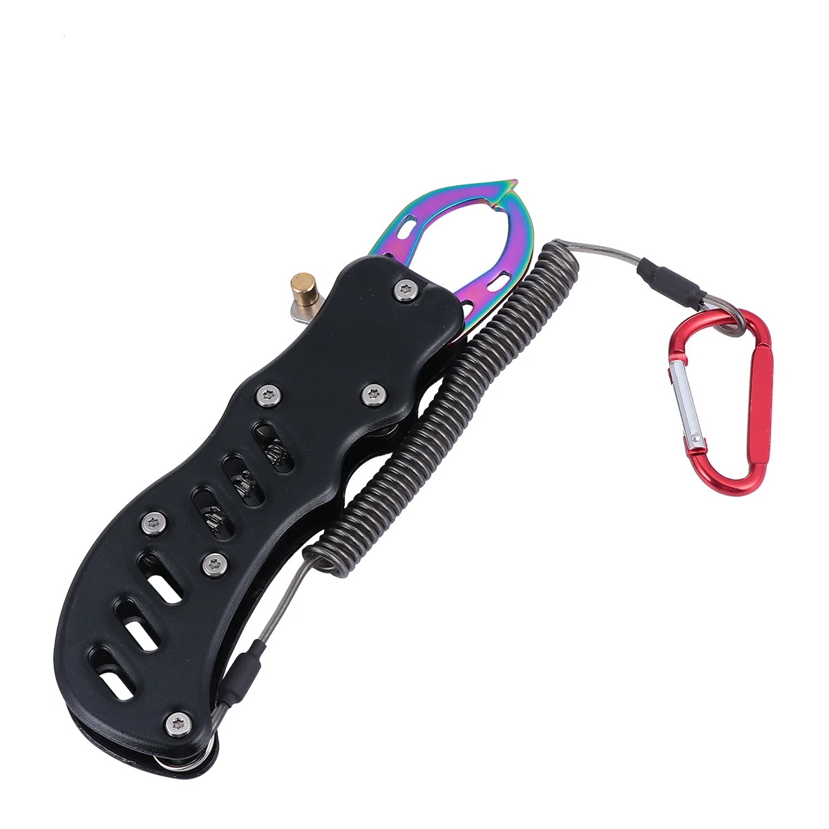 

Aluminum Fishing Lip Grips Controller Clamp Fishing Accessories (Black)