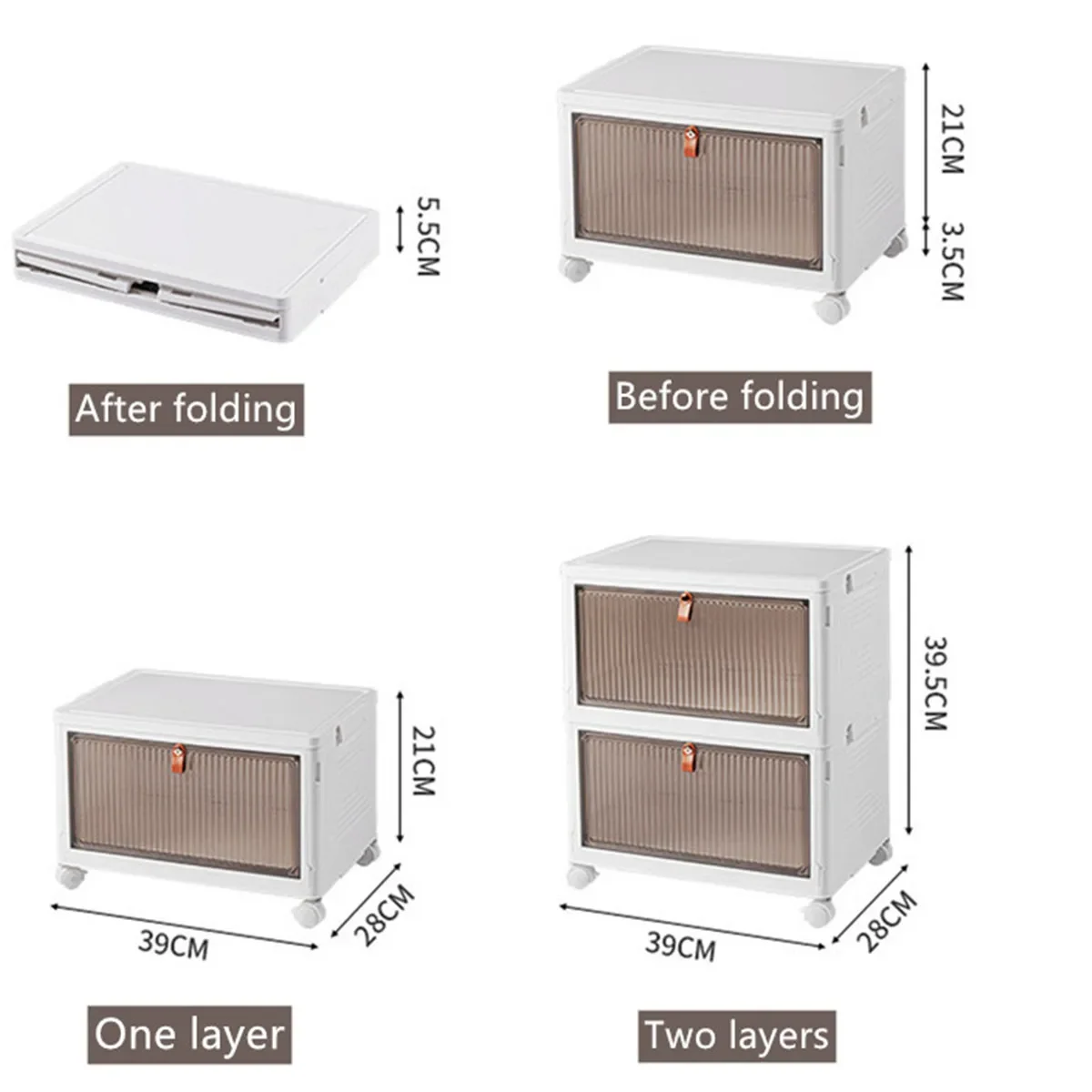 

For 1-2 Wheels,durable Plastic With Bins Shoebox Box Stackable Storage,storage Tier Lid Storage And Organizer Box Bins Storage