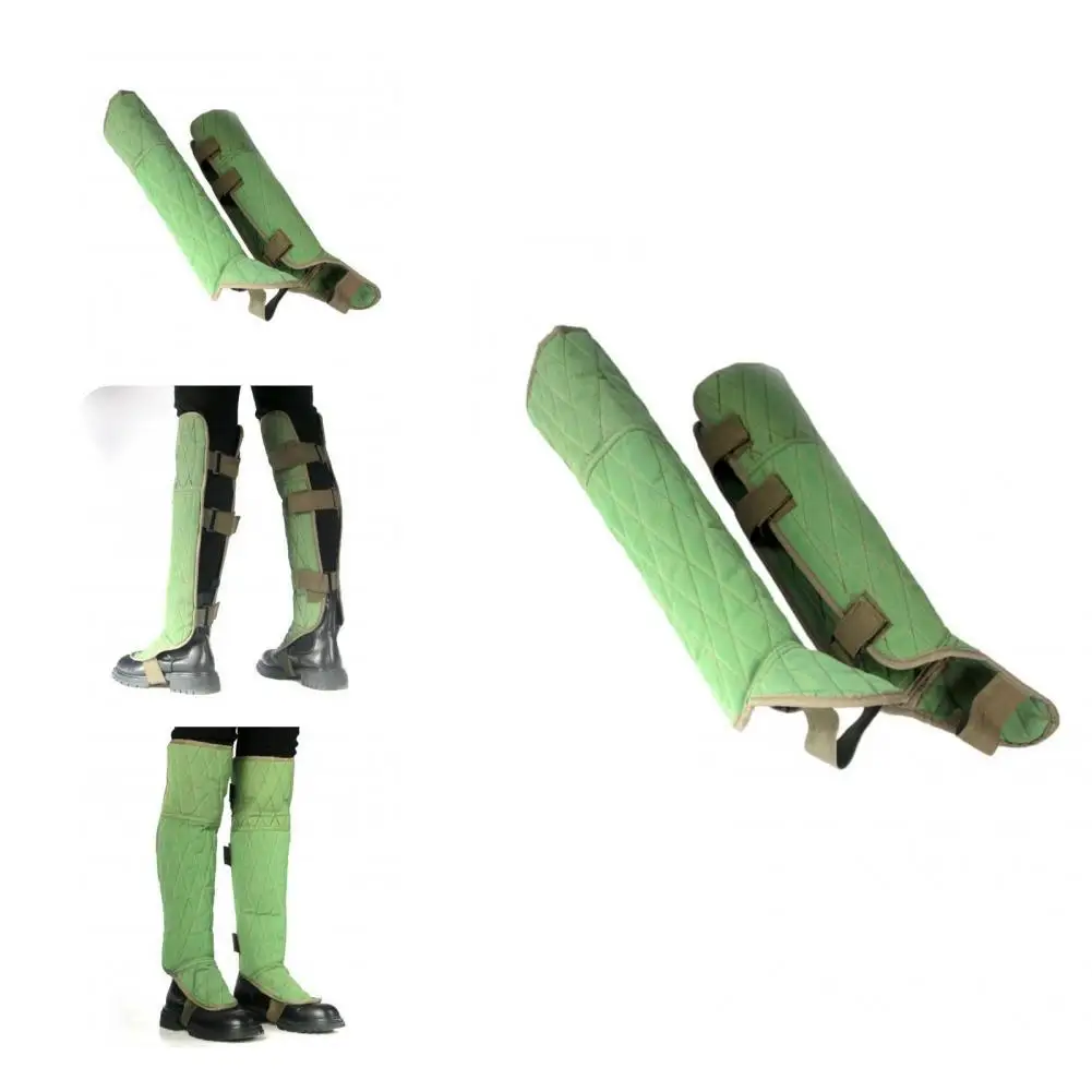 

Reusable 1 Pair Simple Adjustable Tightness Ski Gaiters Firmly Fixed Ski Gaiters Anti-scratch for Backpacking