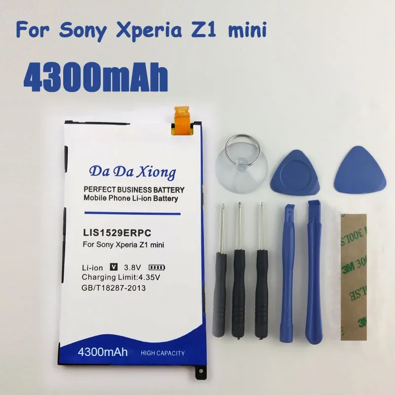 Литий-ионный аккумулятор для телефона 4300 мАч LIS1529ERPC Sony Ericsson Xperia Z1 Mini D5503 Compact M51w