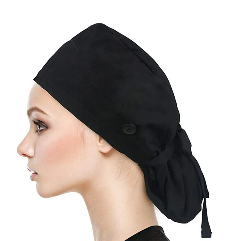 Регулируемые хирургические шапочки-скрабы рабочая шапочка держатель для хвоста