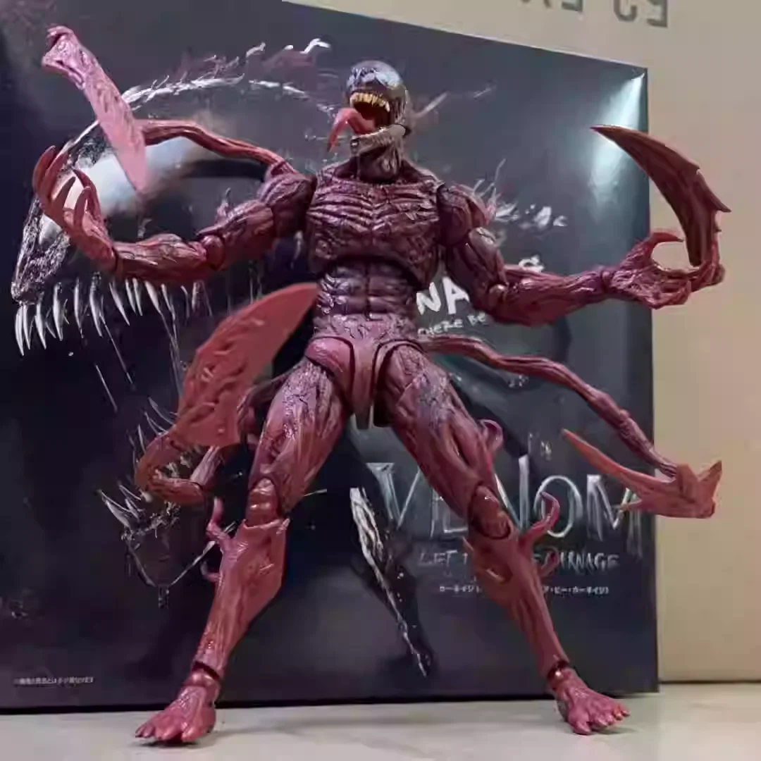 Venom3 The Last Dance Venom Horse Аниме Фигурка Shf Carnage Статуя Коллекция Ml Декор Модель Игрушка в