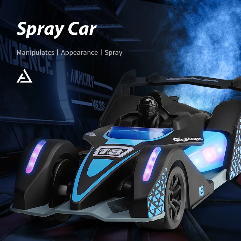 2024 Новый F1 Spray Drift Hand Shank Гоночные огни Высокоскоростная музыка 2 4 г Автомобиль с