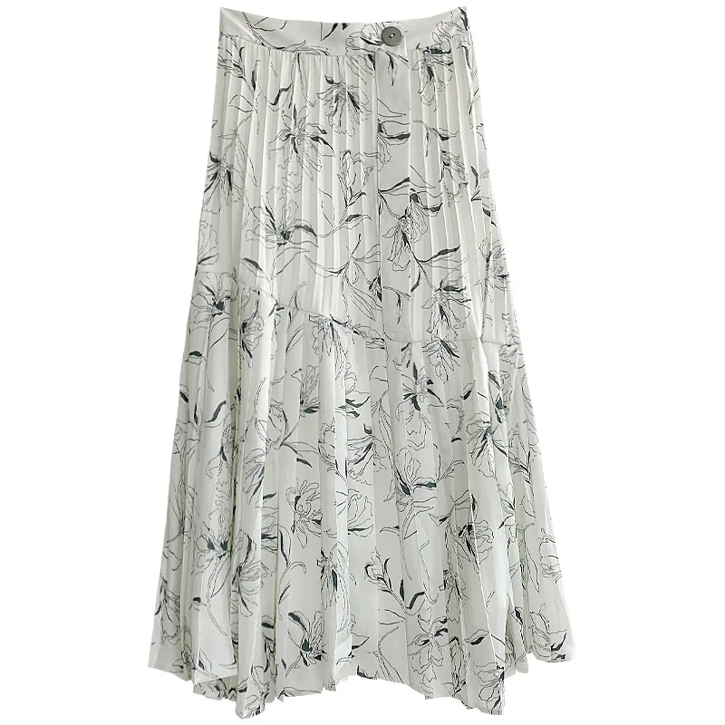 Kuzuwata Весенняя Новая женская юбка во французском стиле элегантная шикарная