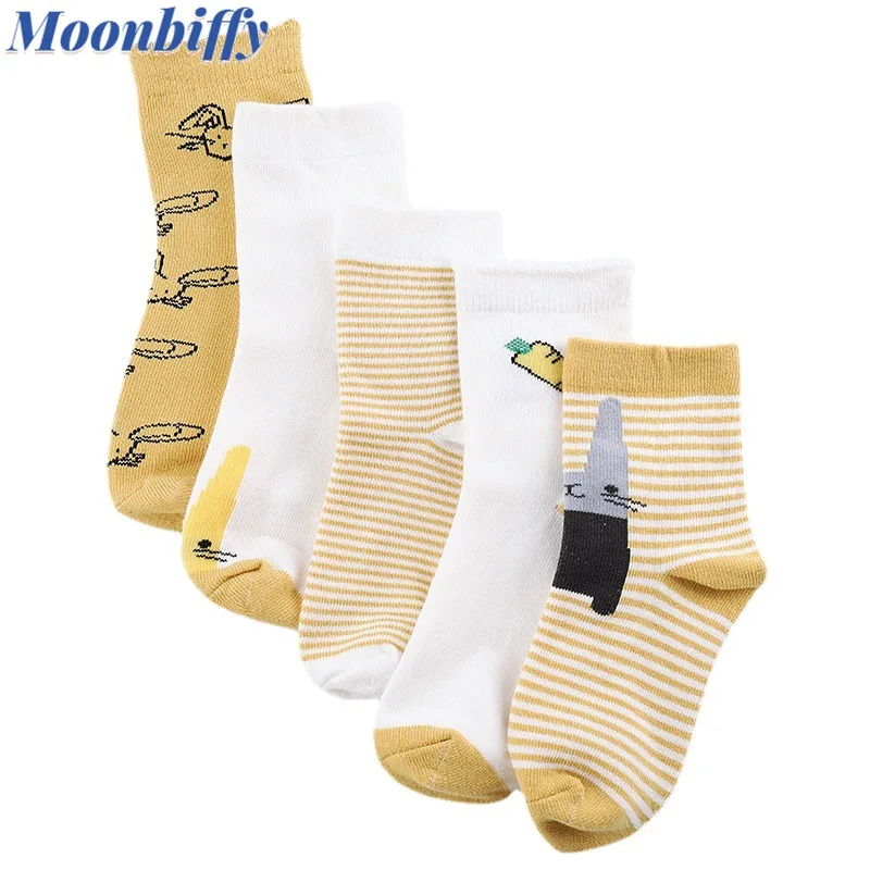

5 pairs/lot Baby Girls Socks Autumn And Winter Cotton Newborn Baby Socks Baby Kids Socks for Children Boys Socks 1-12 Y