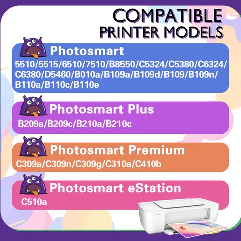 Чернильный картридж 364XL для HP364 HP 364 XL, совместимый принтер Photosmart 5510 5515 6510 B010a B109a B209a Deskjet 3070A