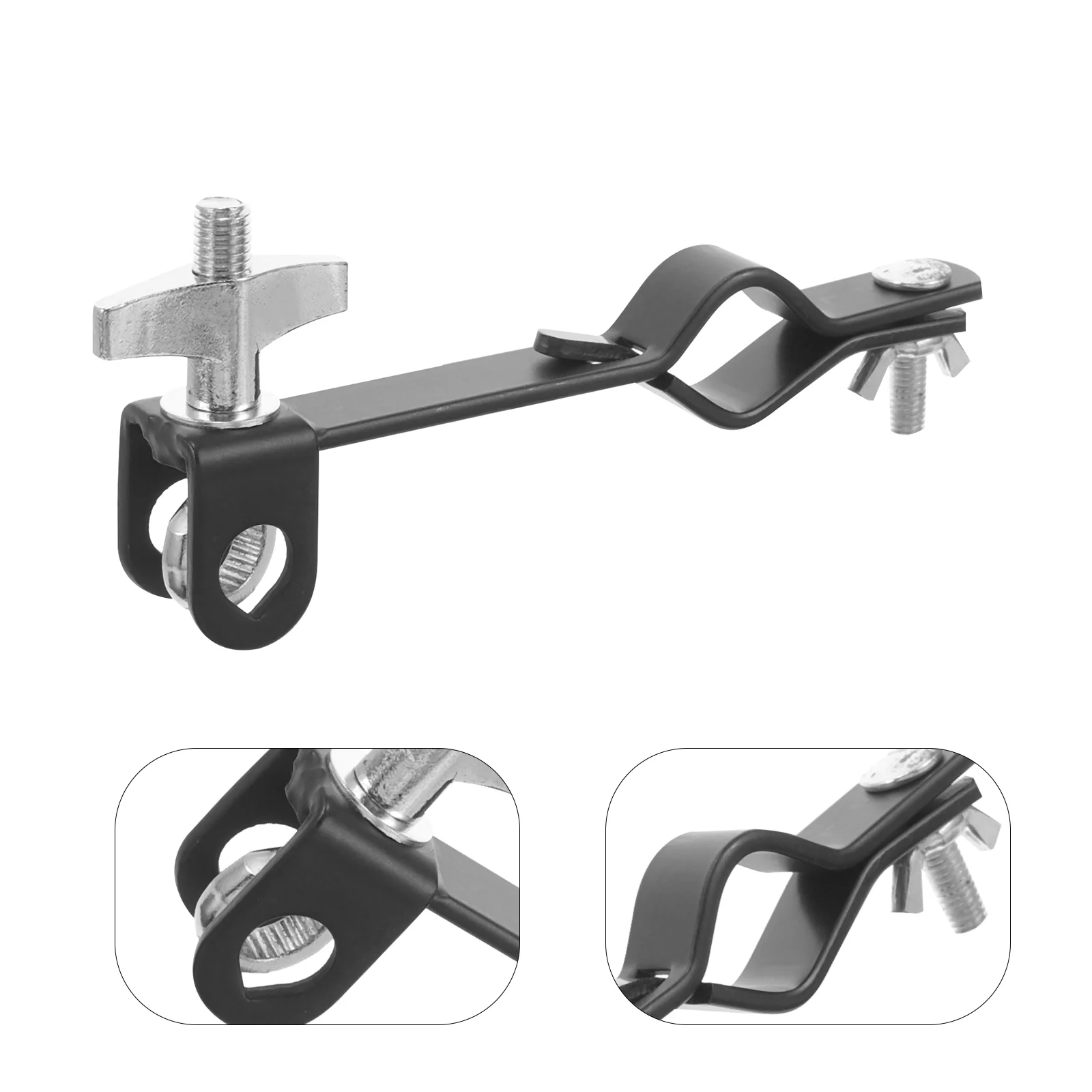 

Cowbell Bracket Clamp Cowbell Mount Clip Metal Cowbell Bracket Clamp Cowbell Holder for Drums