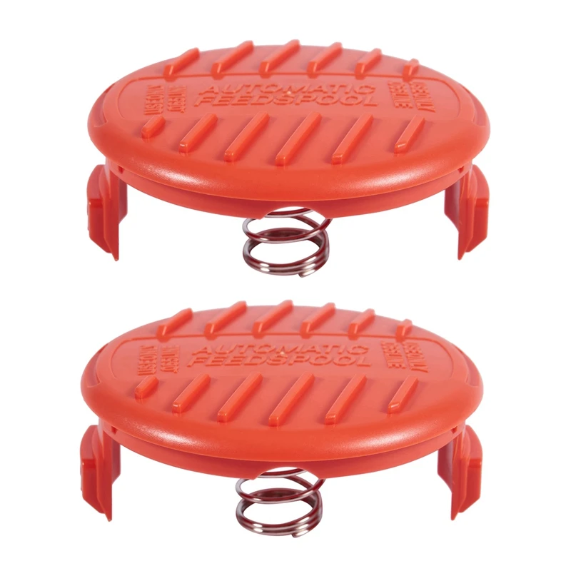 

2X Spool Cap And Spring To Fit Black + Decker Weed Eater Trimmer Dual Line