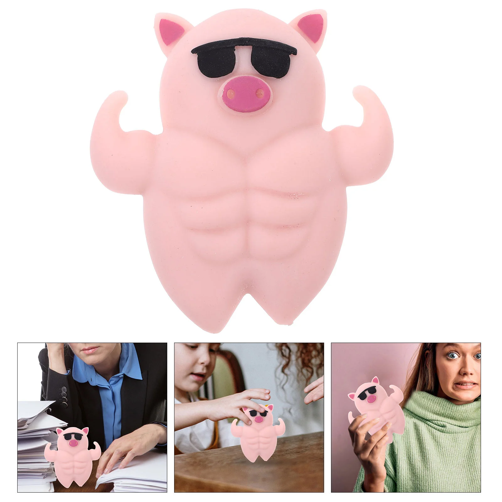 

The Gift Stretchy Toy Squeeze Pigs Elastic Party Tricky Squeezing Tpr Sensory Plaything