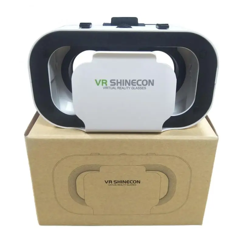 Vr Suction Type Switch Design 15.78.69.5cm / 6.183.393.74inch Vr Glasses Onvenient And Firm Shinecon G06e Virtual Reality Helmet images - 6
