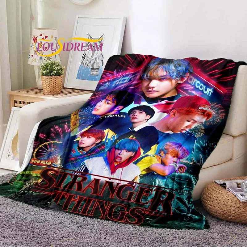 

Kpop Bangtan одеяло для мальчиков, одеяло для дивана и кровати, супер мягкое Флисовое одеяло для взрослых/детей, одеяло, подходит для гостиной, спа...
