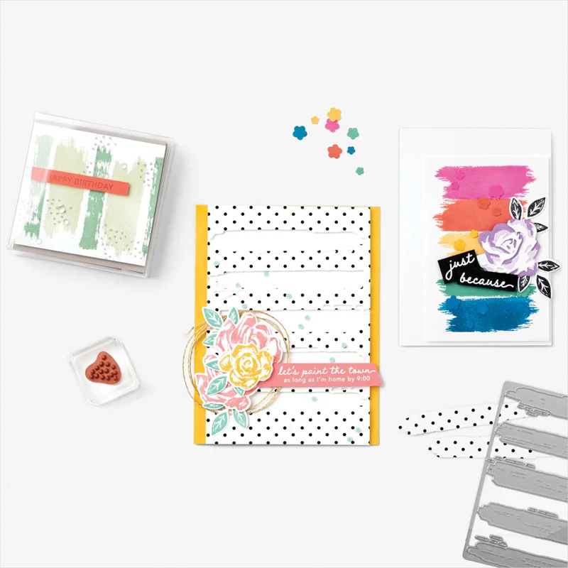 Многослойные розы листья мазки металлические штампы для резки и координационные