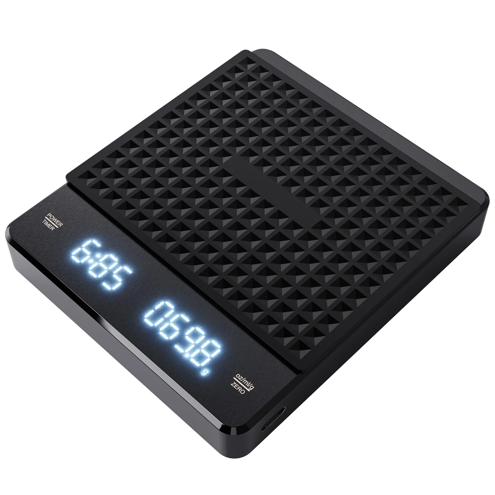 

Coffee Scale Kitchen Electronic Baking Digital Abs Weigh Cooking Timer Food Rechargeable Scales