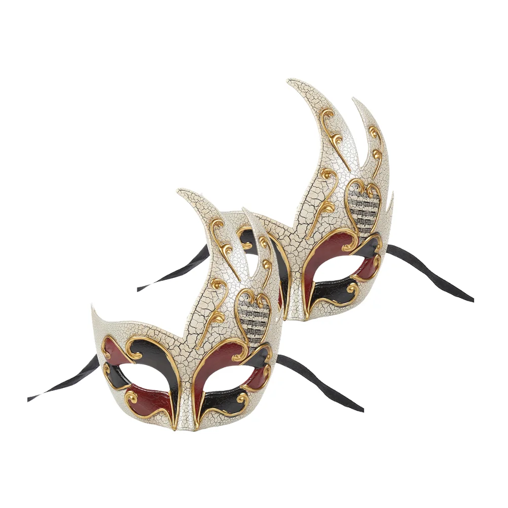 

Venice Flame Shape Men Masks Masquerade Ball Men's Male The Modeling
