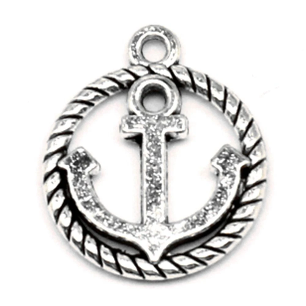 

Anchor Charm For Making Jewelry Diy Finding 60pcs 16x18mm