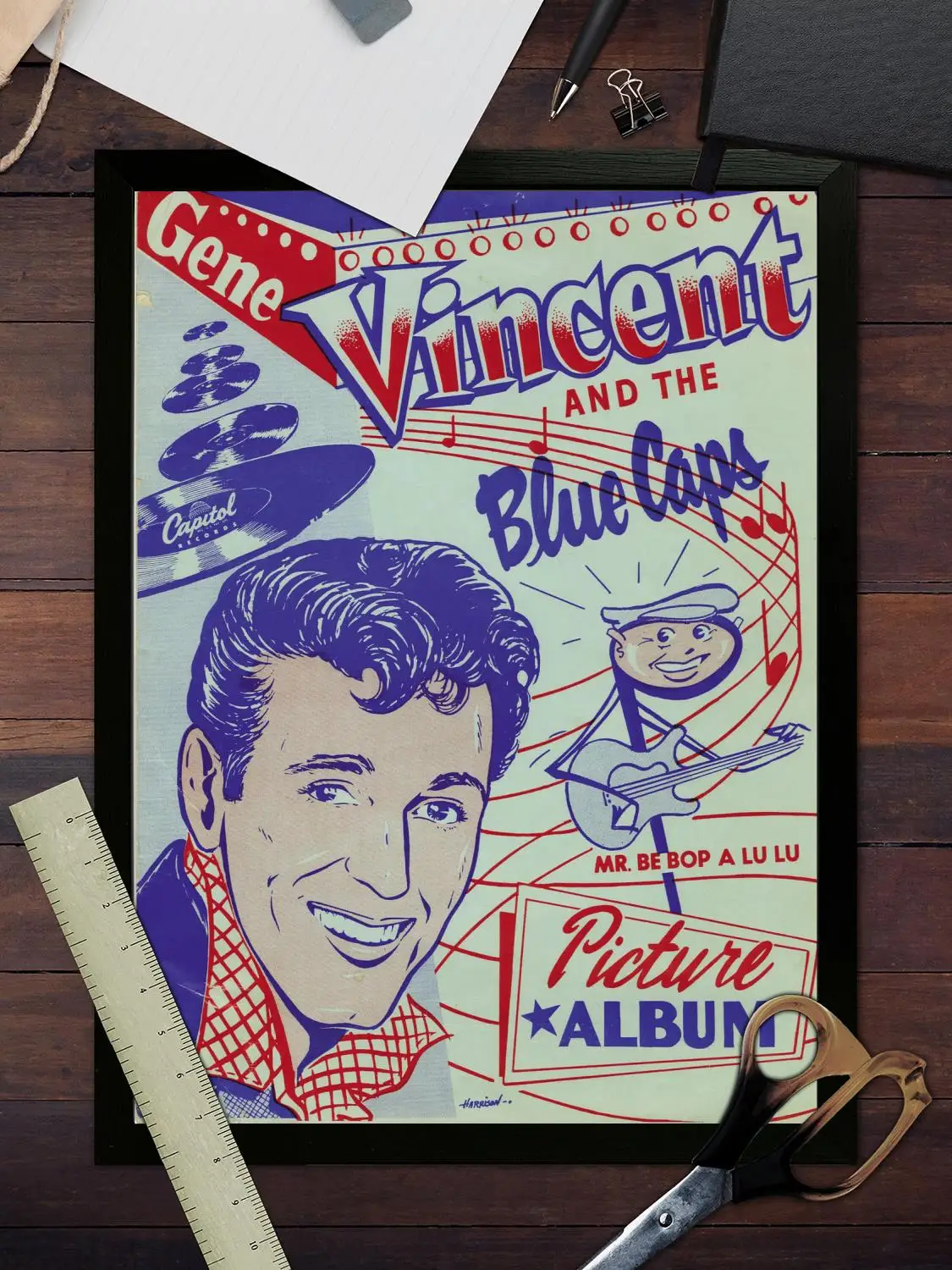 Женев Винсент холст художественный постер и настенная художественная картина