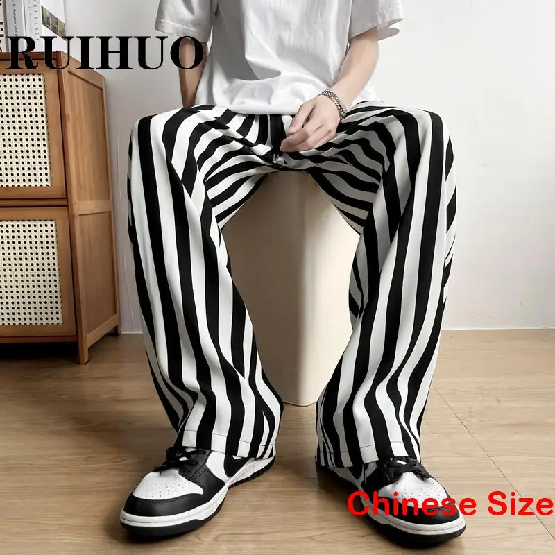 

Zongke Striped Casual Pants Men Clothing Korean Streetwear Sweatpants For Men Chinese Size 5XL 2022 Autumn New Arrivals