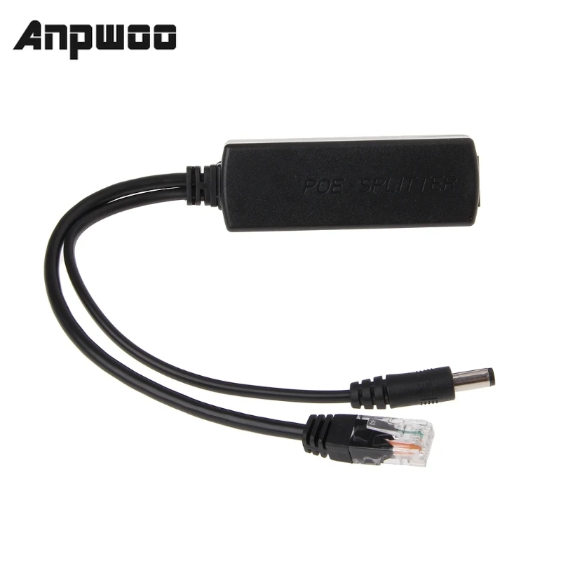 

ANPWOO 10/100M IEEE802.3at/af Power Over Ethernet PoE Splitter Adapter For IP Camera