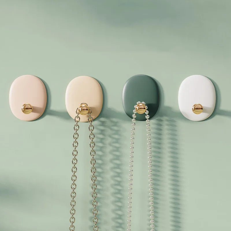 

2/4PCS Drill Free Coat Keys Handbag Wall Hook Decor Bathroom Bedroom Clothes Towel Ornaments Hook Self Adhesive Bag Hanging Rack