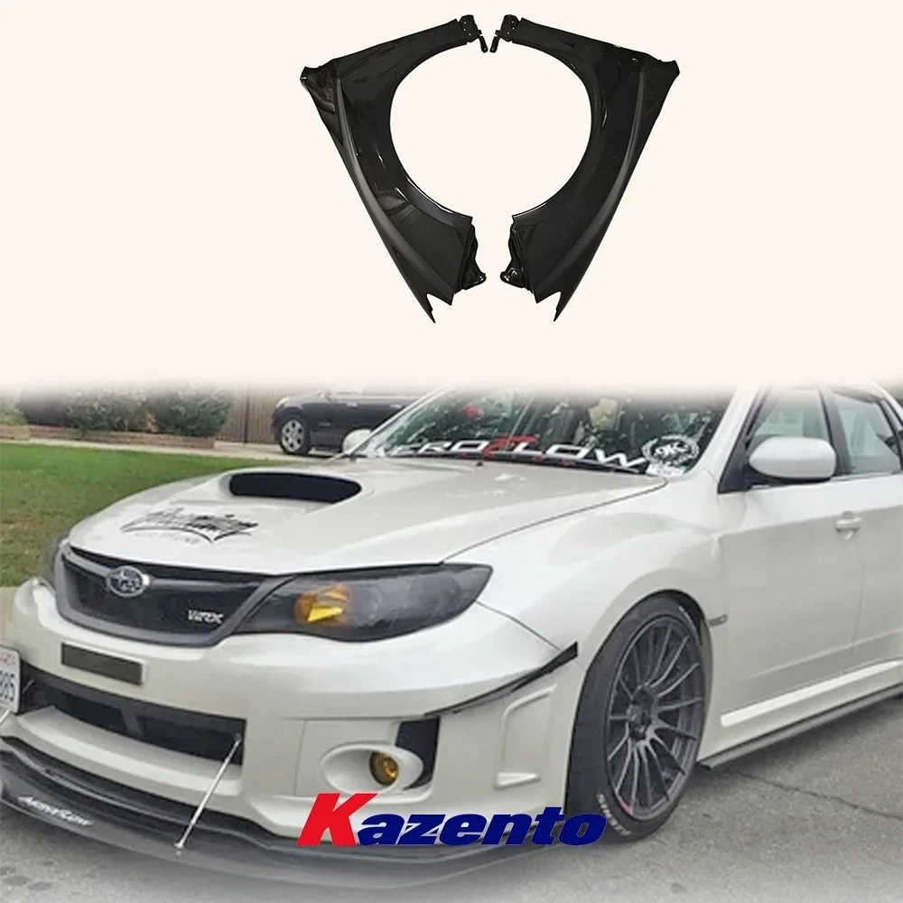 Для Subaru Impreza 2007-2014 WRX STI GR GRB вентилируемое переднее крыло из углеродного волокна