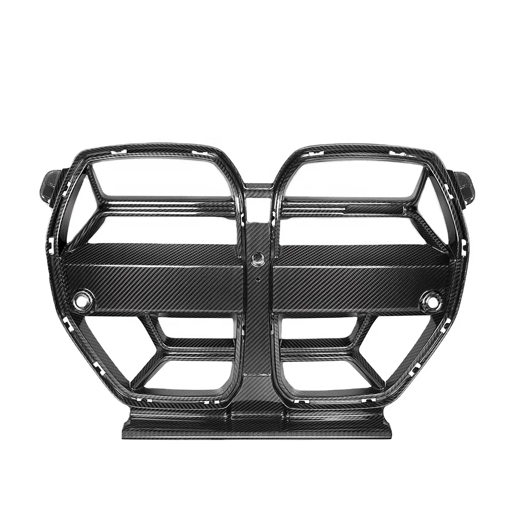 

Dry Carbon CSL Style Front Bumper Kidney Center Mesh Grill Grille for BMW M3 G80 M4 G82 G83 Competition 2020+