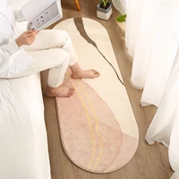 long bedside carpet soft bedroom rugs nordic long carpets modern minimalist living room floor mat non slip mats home decor