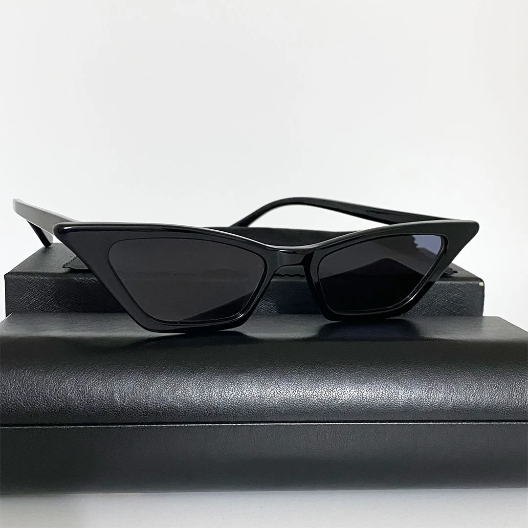 

Acetate Cat Eye Sunglasses For Women Vintage Quality UV400 Anti-reflective Small Frame Europe Populor Luxury Designed
