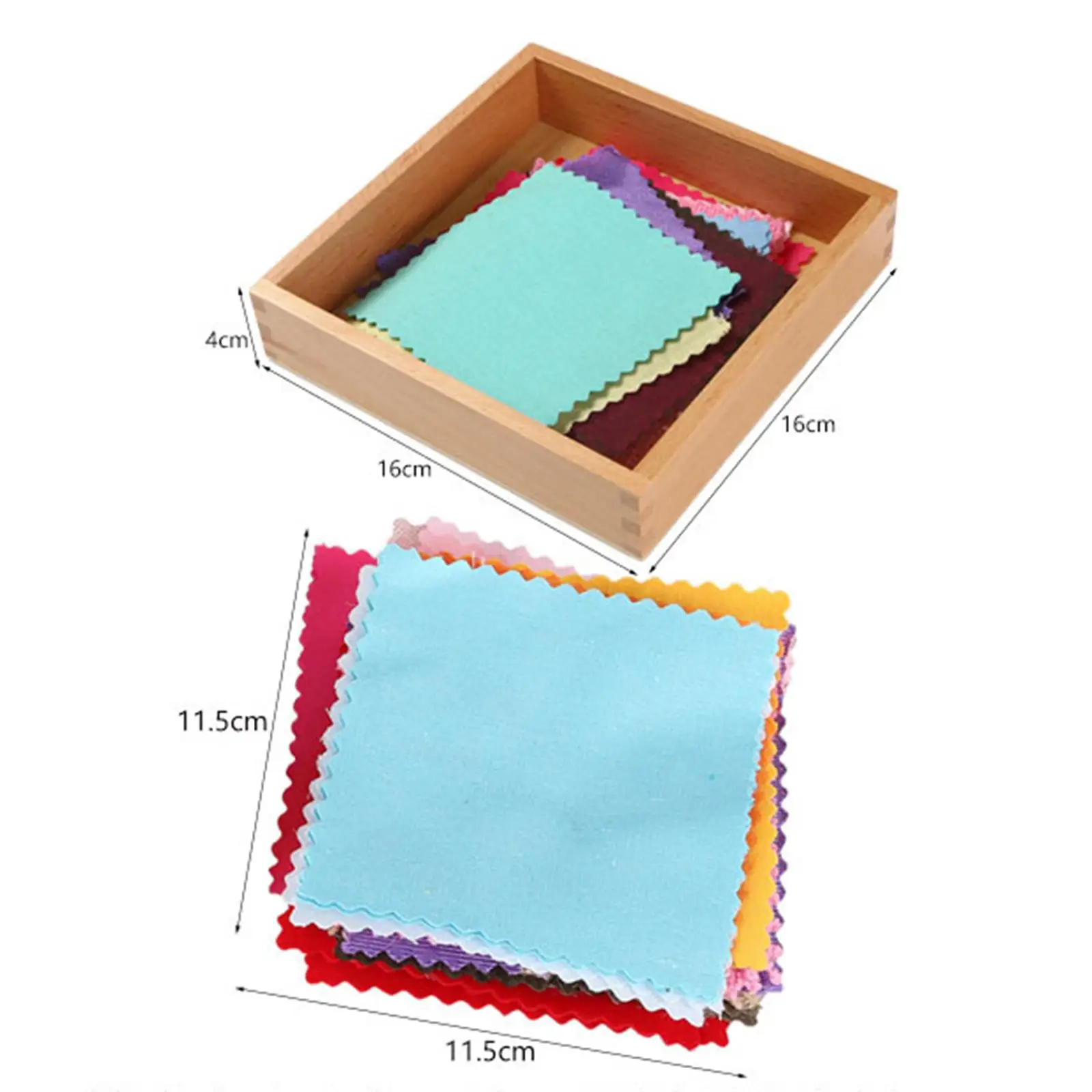 Монтессори тканевая коробка сенсорные материалы игрушки Раннее наклонение для