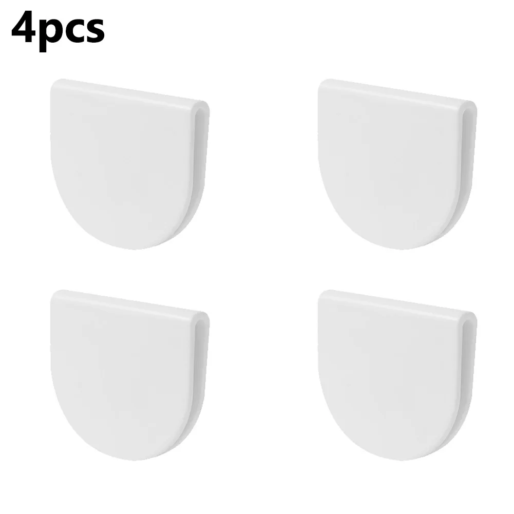 

4pcs Shower Curtain Clips Anti Splash Spill Curtain Rings Clip Holder No Punching Waterproof Household Bathroom Product