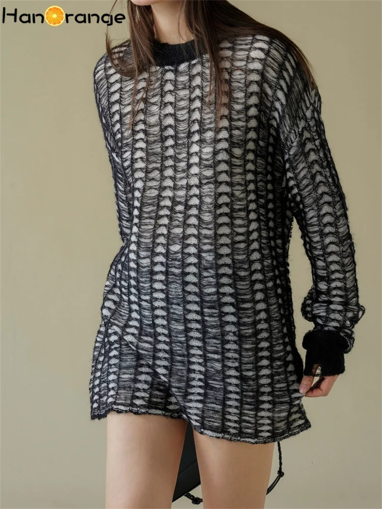 Женский вязаный пуловер HanOrange